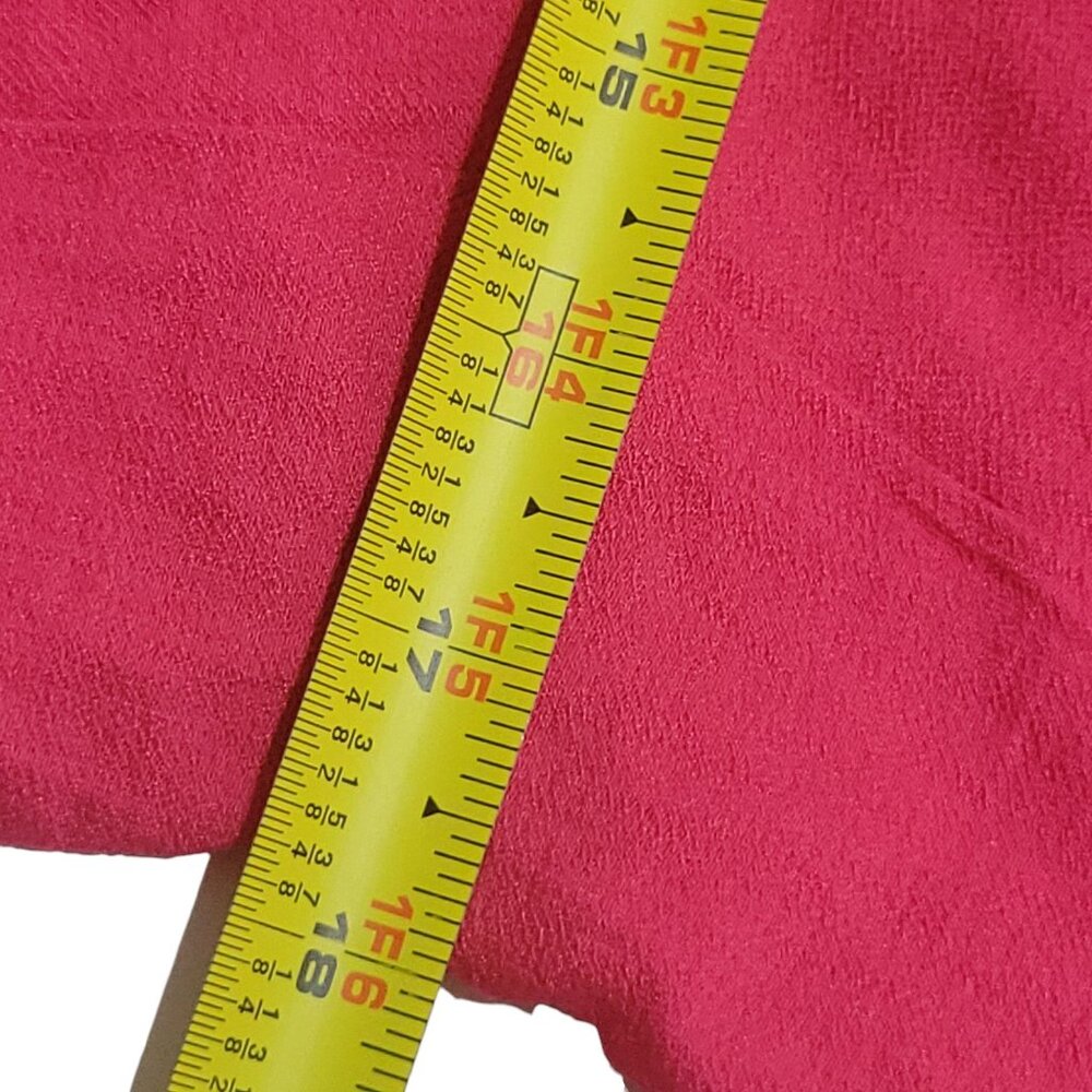 Vince Camuto Womens Summer Heat Geranium Pink Shorts 22W Rayon/Nylon Zipper - Picture 12 of 16